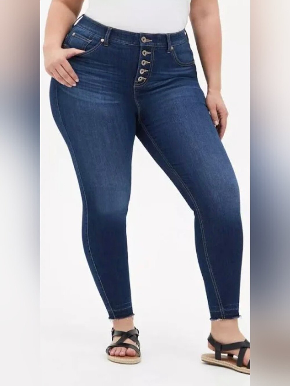 NWOT Torrid Sky High Skinny Jeans Size 14 Short